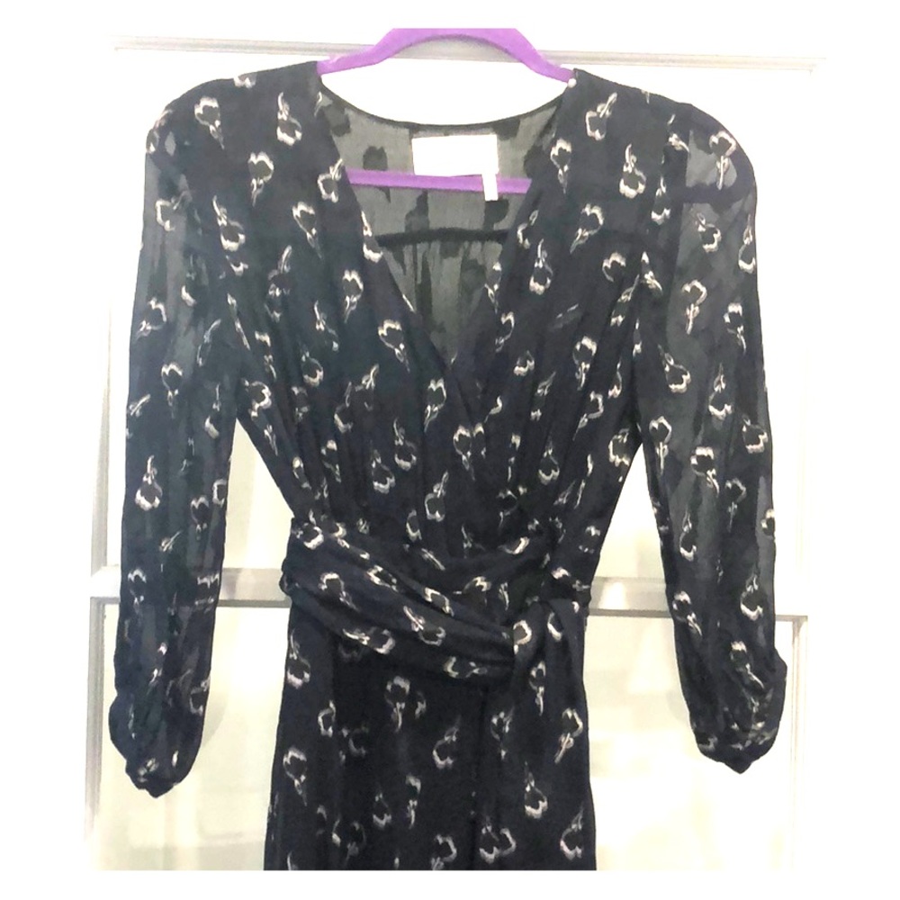 Ba&sh Wrap Dress with Sash Belt